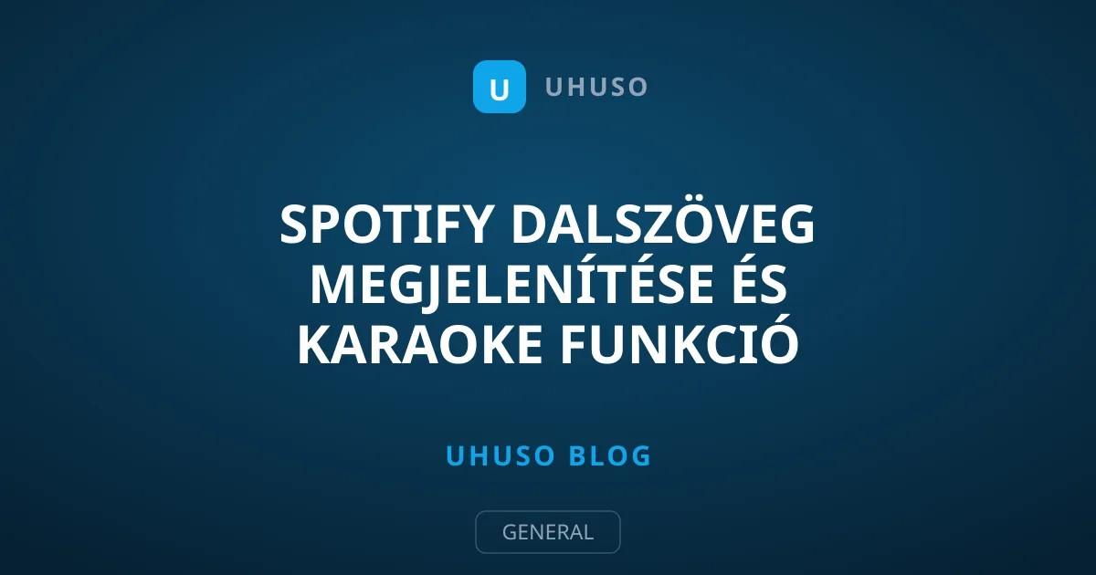 Spotify dalszöveg megjelenítése és karaoke funkció útmutató